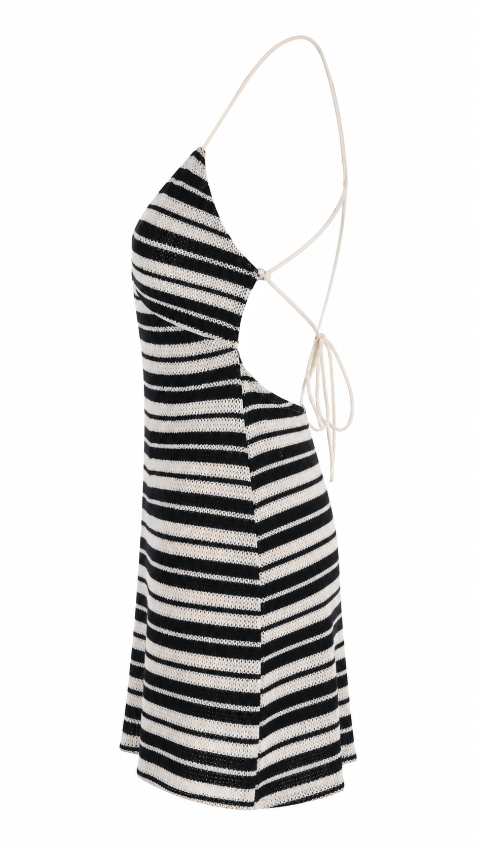 Strapless short dress with tiered skirt
