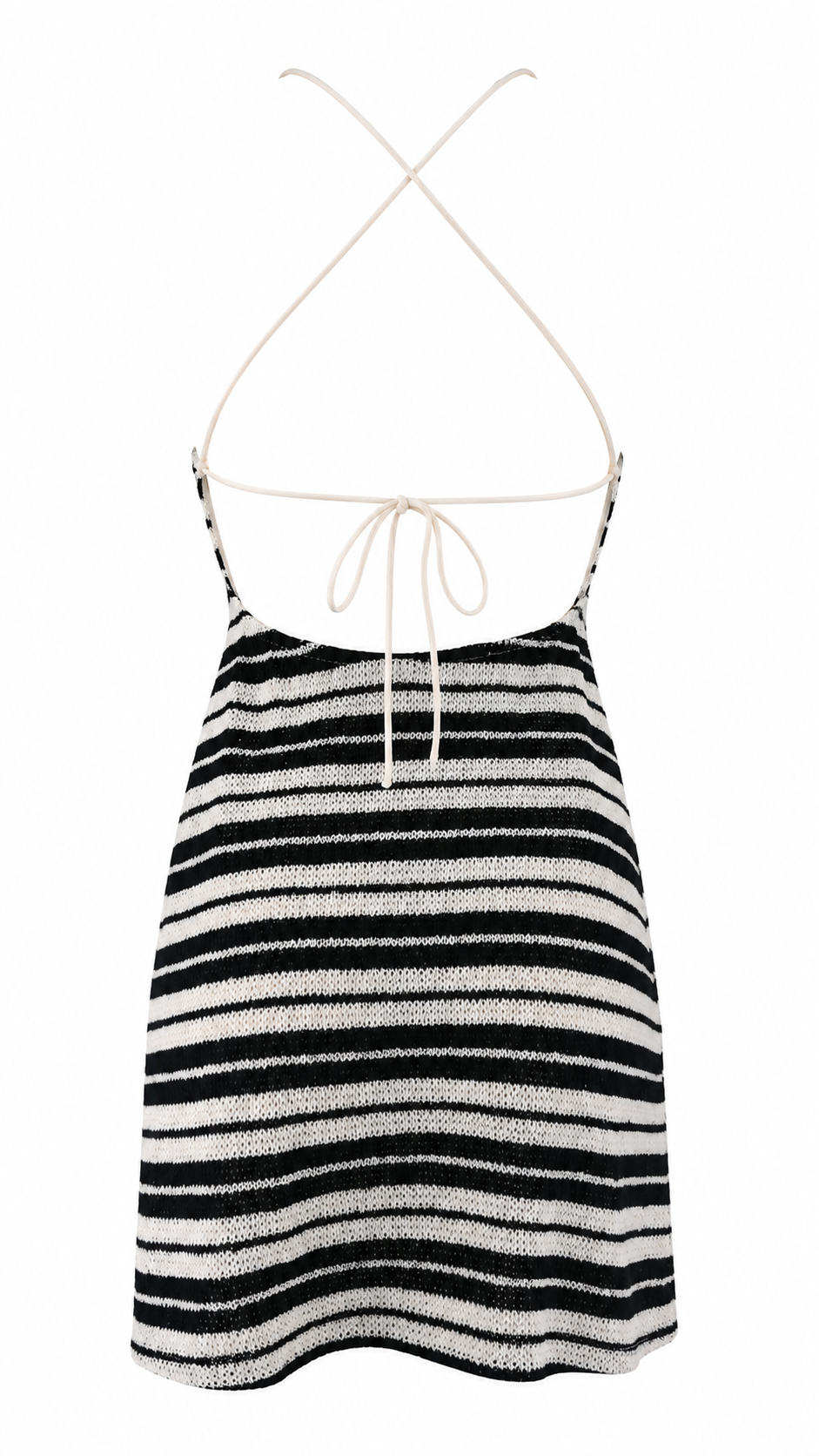 Strapless short dress with tiered skirt