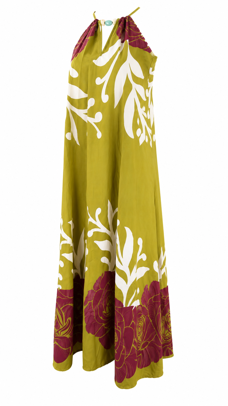 Strapless short dress with tiered skirt