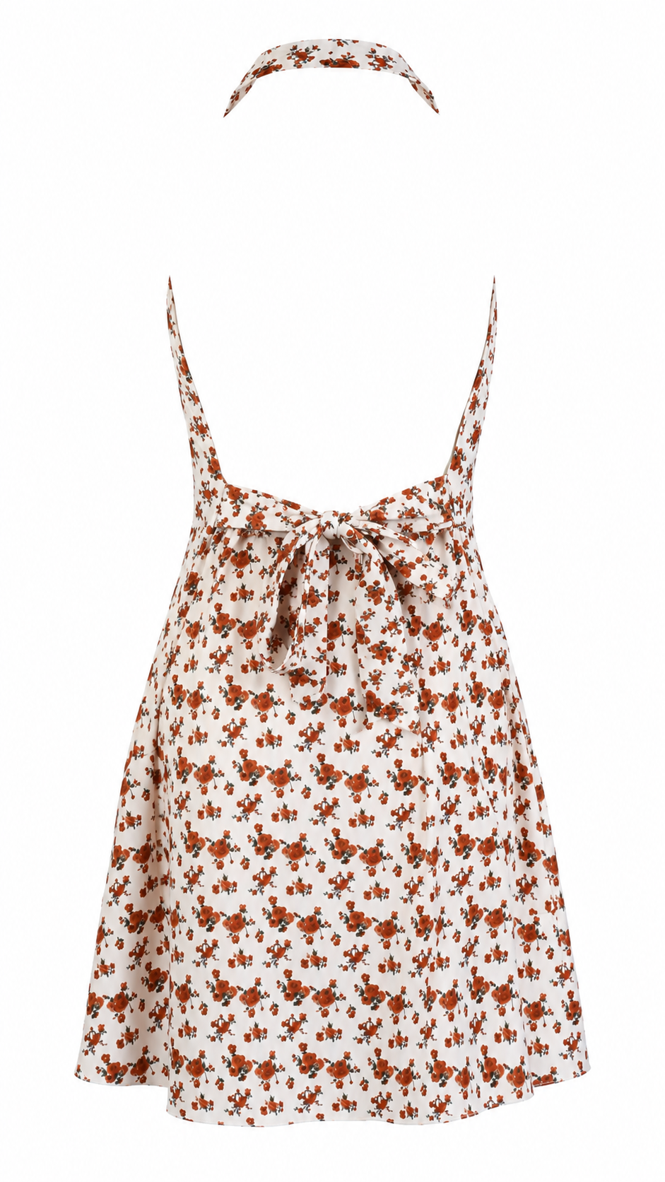 Strapless short dress with tiered skirt