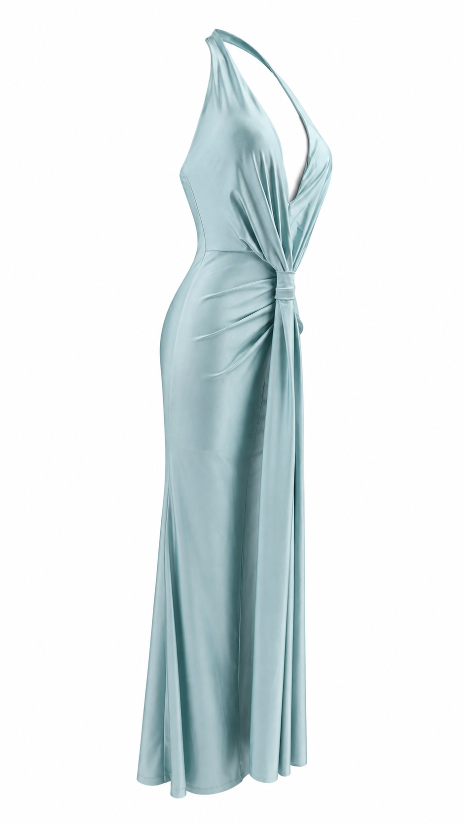 Strapless short dress with tiered skirt
