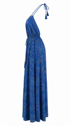 Abito lungo fantasia paisley