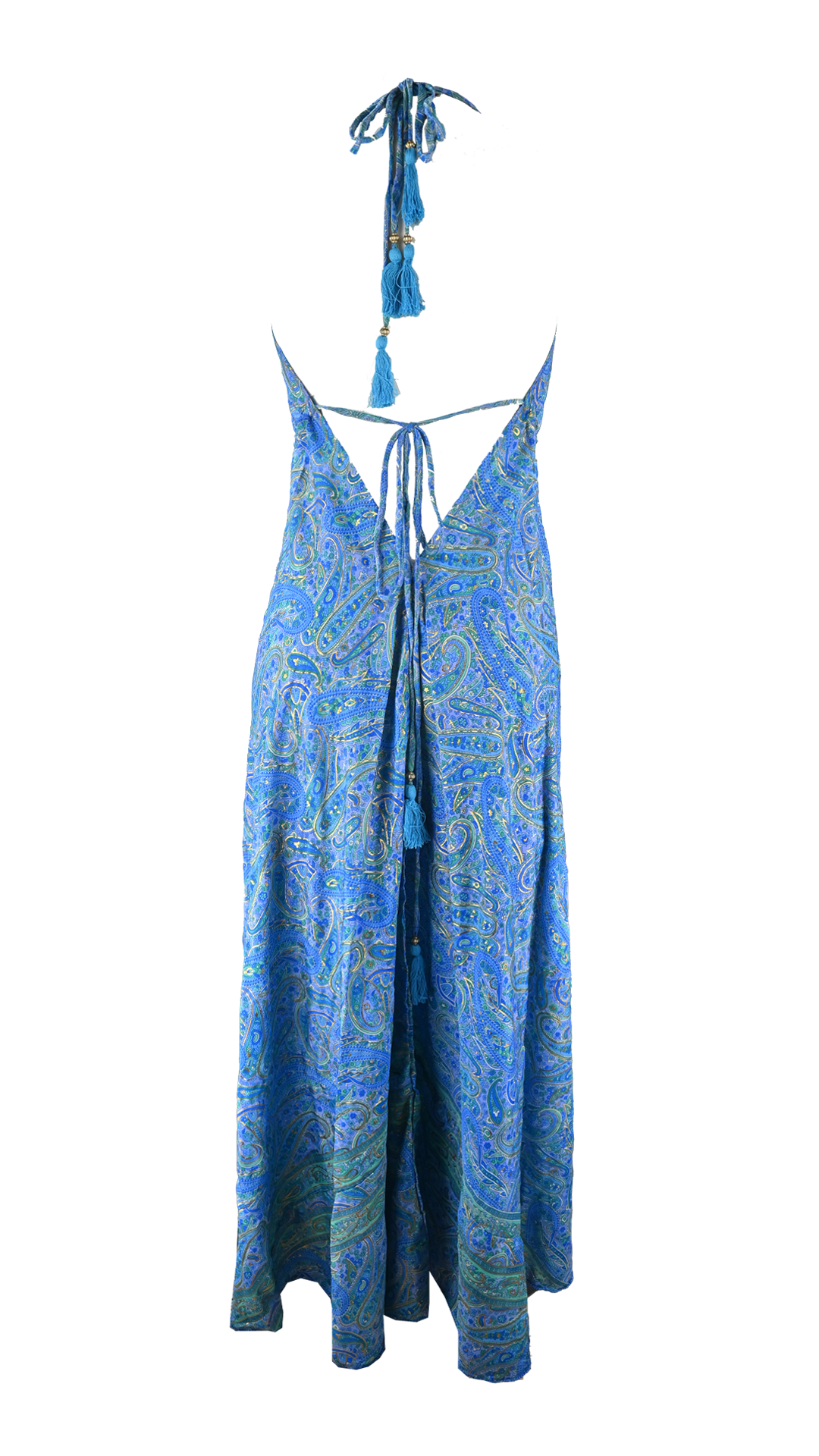 Abito lungo fantasia paisley