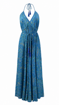 Abito lungo fantasia paisley