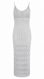 Strapless short dress with tiered skirt