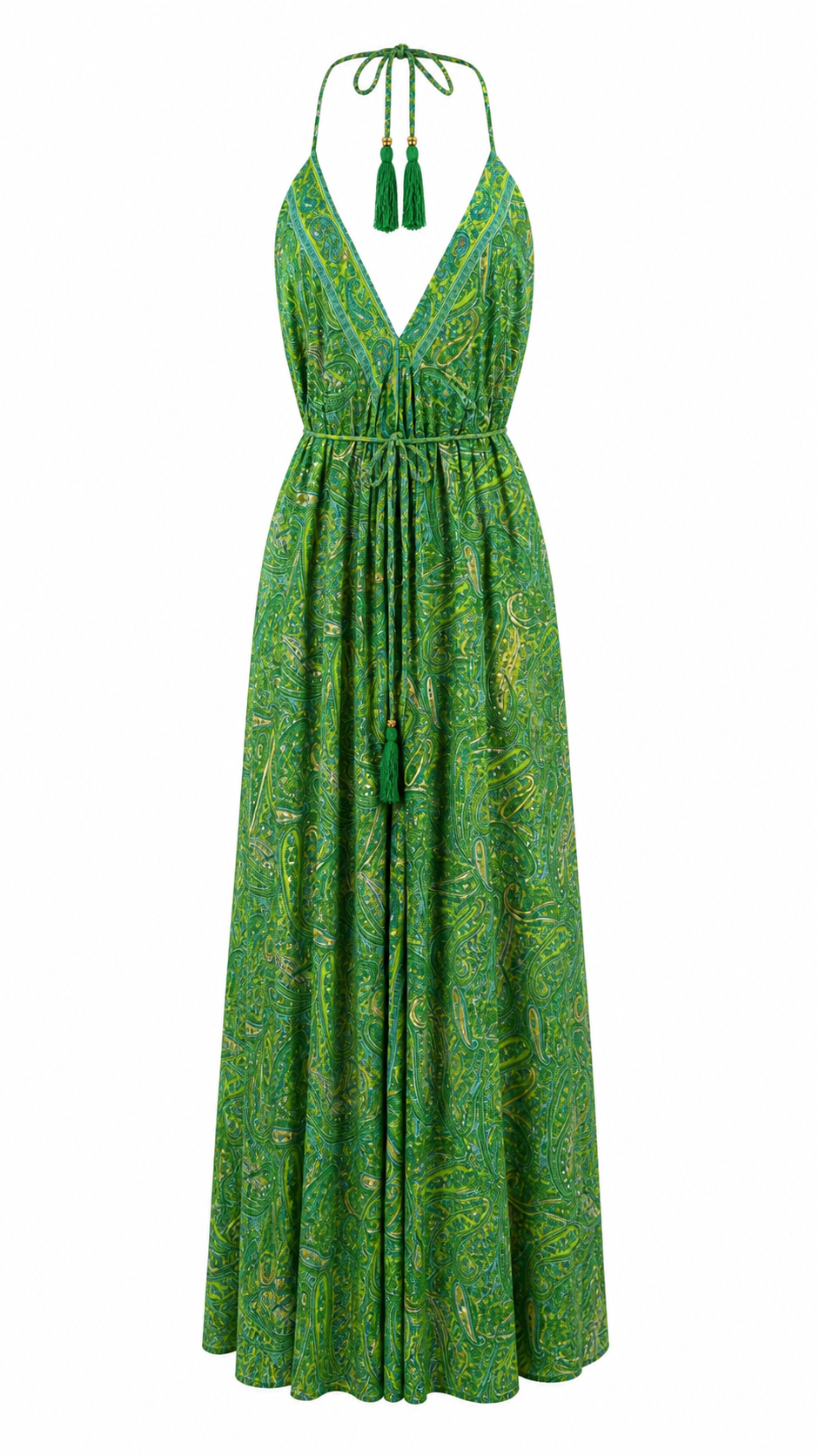 Abito lungo fantasia paisley