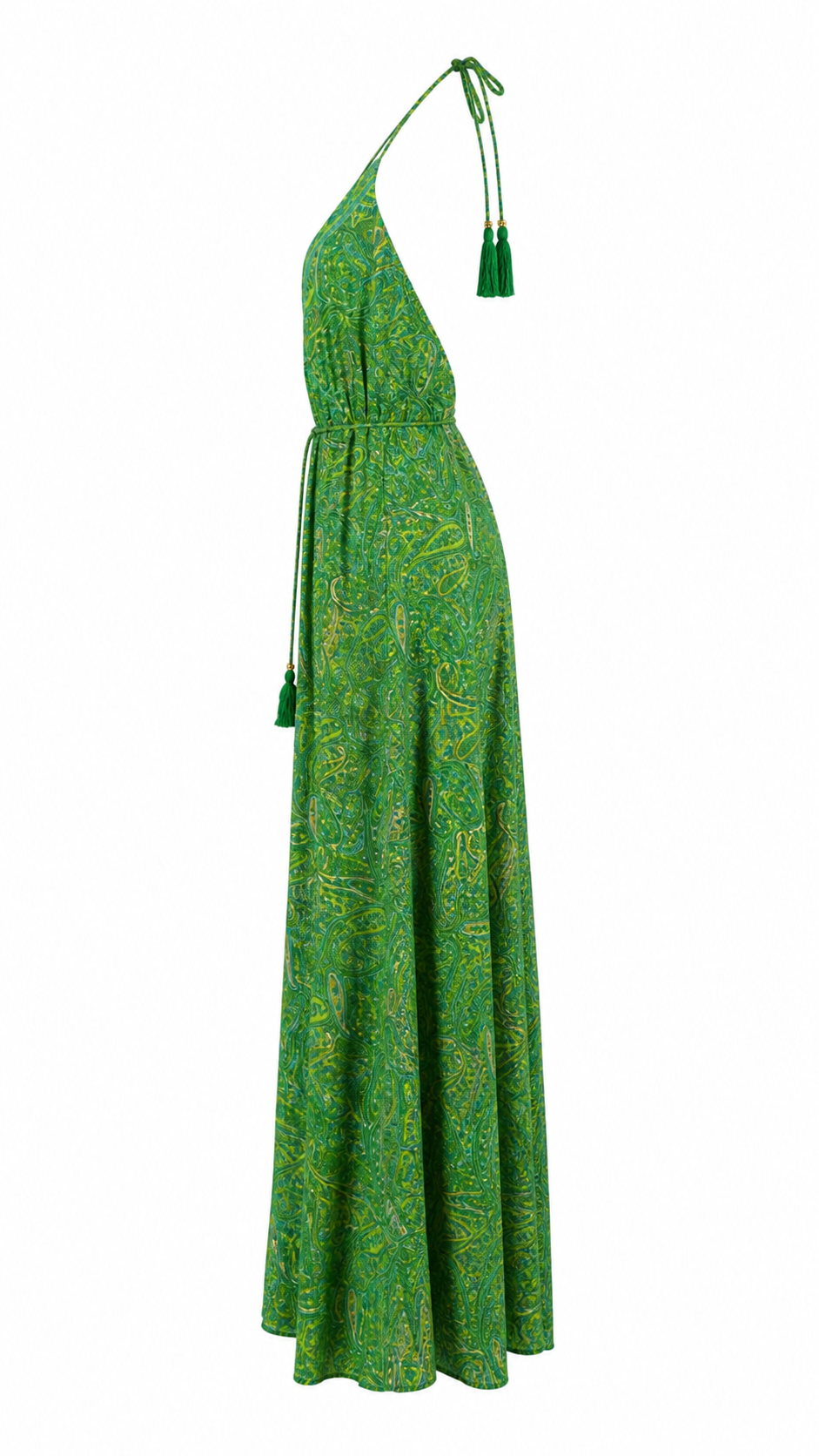 Abito lungo fantasia paisley