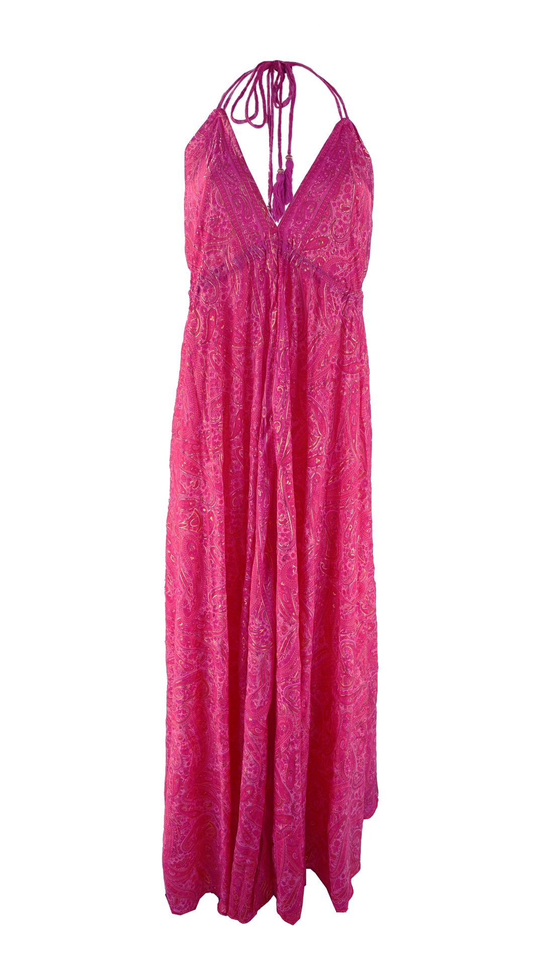 Abito lungo fantasia paisley