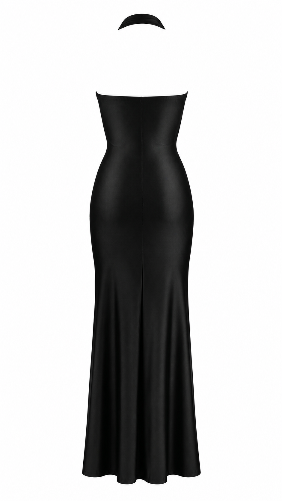 Strapless short dress with tiered skirt