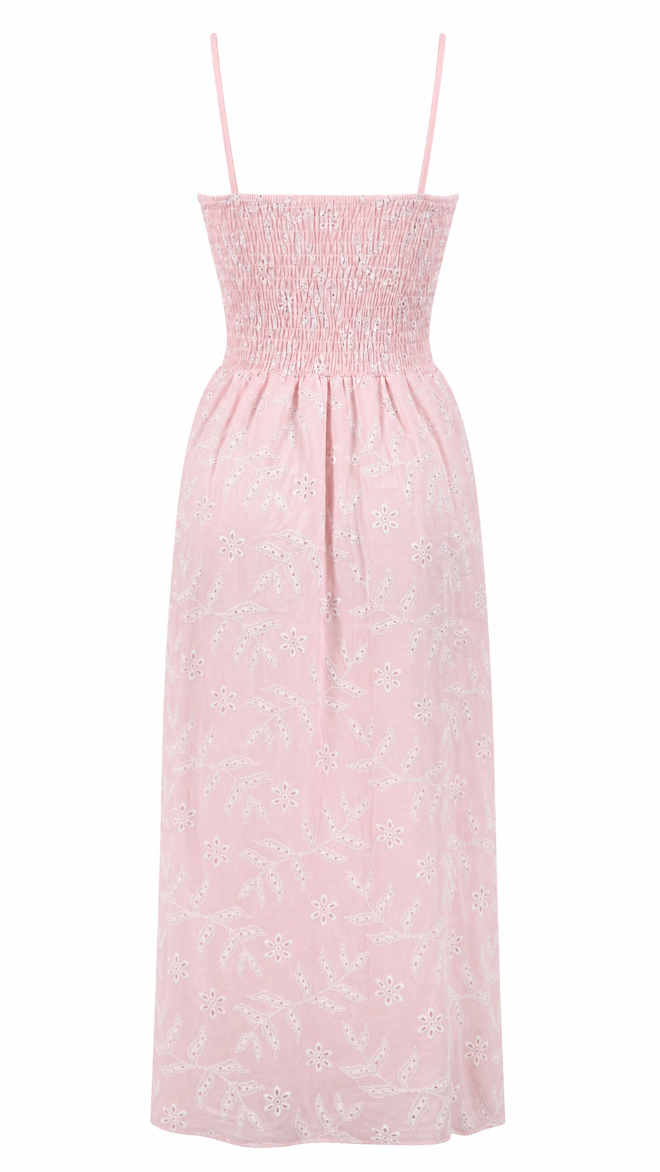 Abito lungo bustier in pizzo san gallo