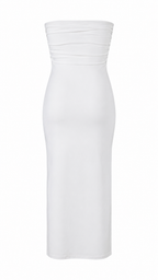 Tubino midi con borchie dorate