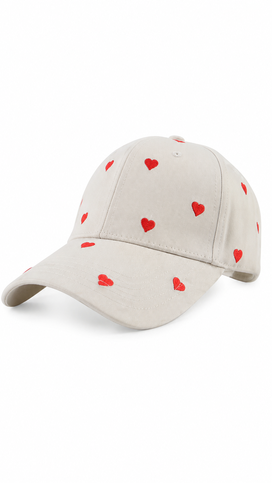 Cappello baseball cuoricini
