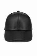 Cappellino baseball effetto pelle