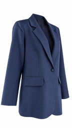 Blazer monopetto con rever