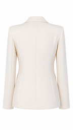 Blazer sartoriale monopetto con revers classici