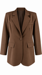 Blazer monopetto con rever