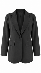 Blazer monopetto con rever