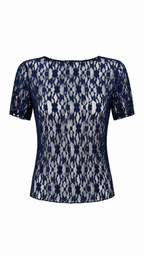 T-shirt in pizzo