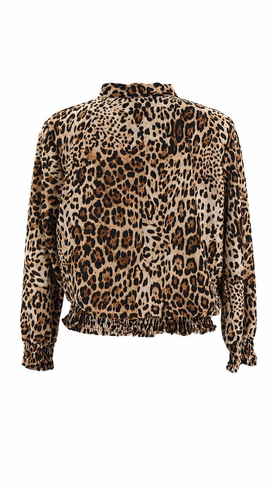 Blusa animalier leopardata