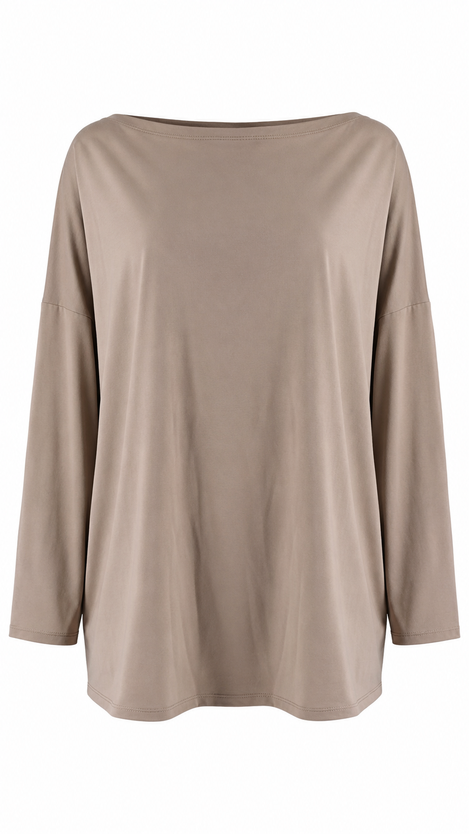 Maglia oversize con scollo a barca