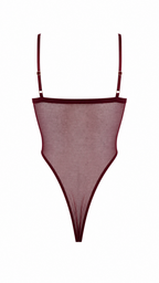Body in pizzo con retro perizoma