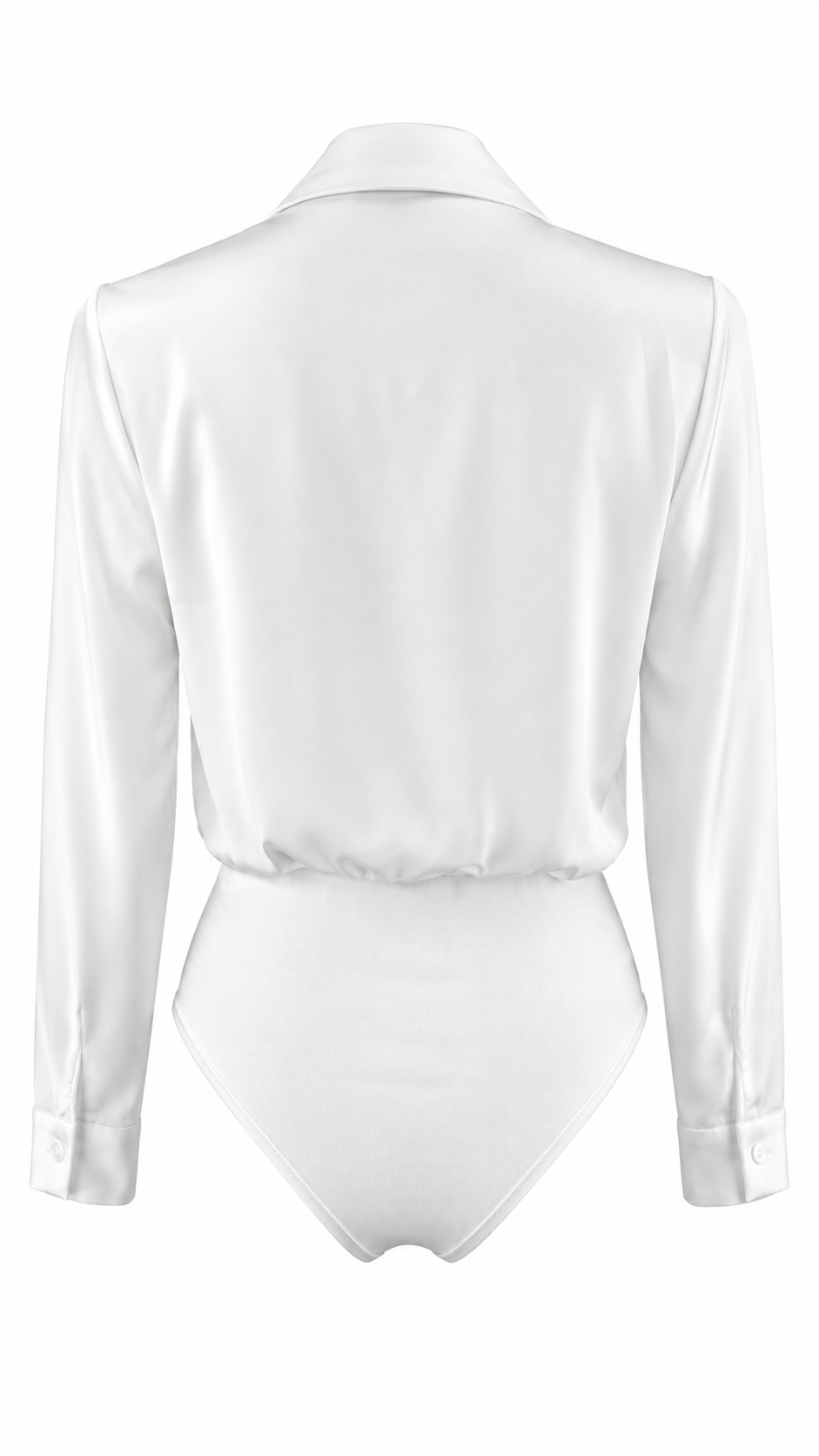 Body camicia effetto satin