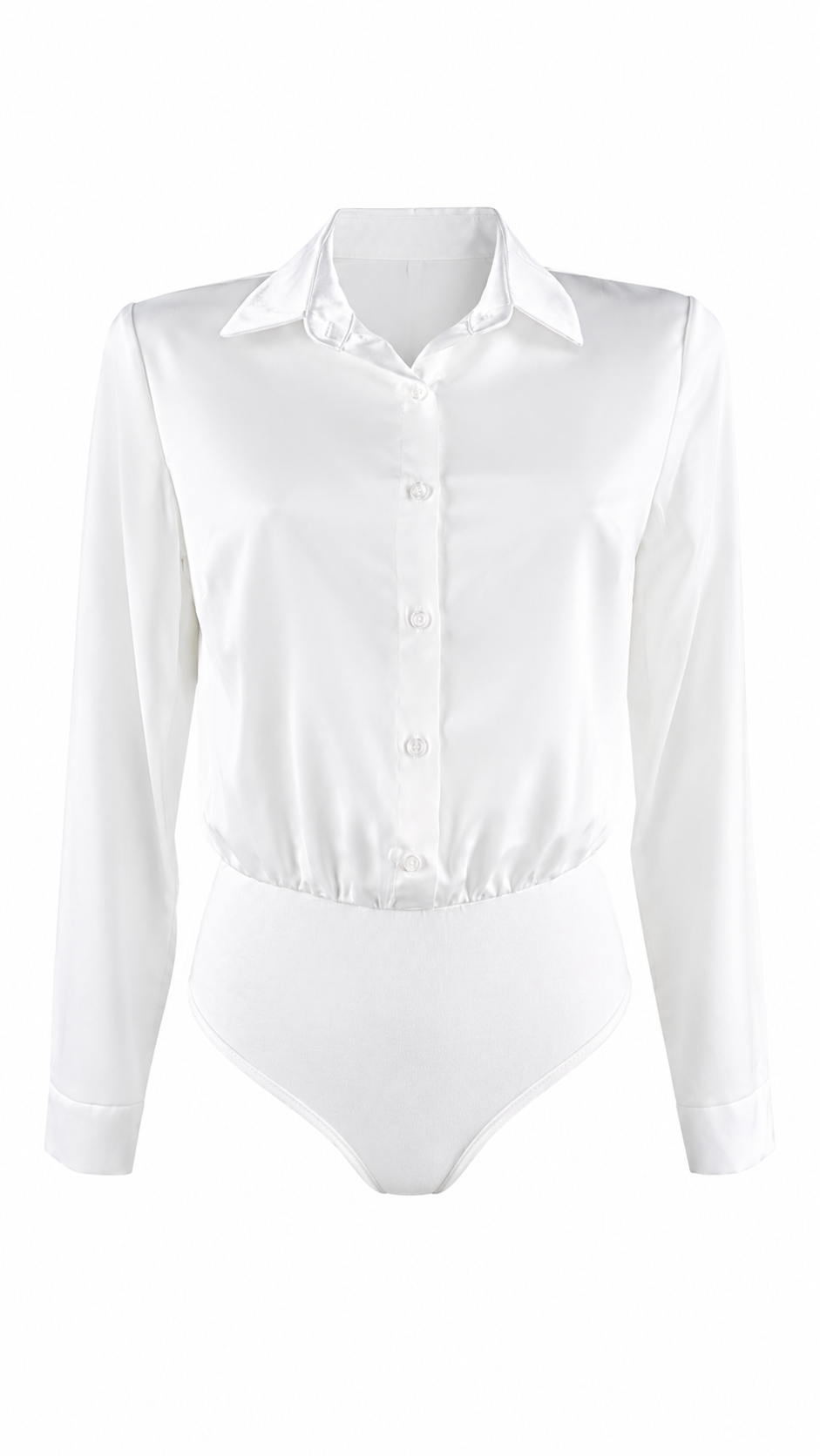 Body camicia effetto satin