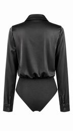 Body camicia effetto satin