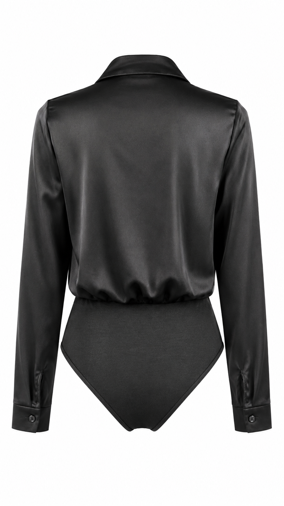 Body camicia effetto satin