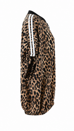 Giacca bomber leopardato