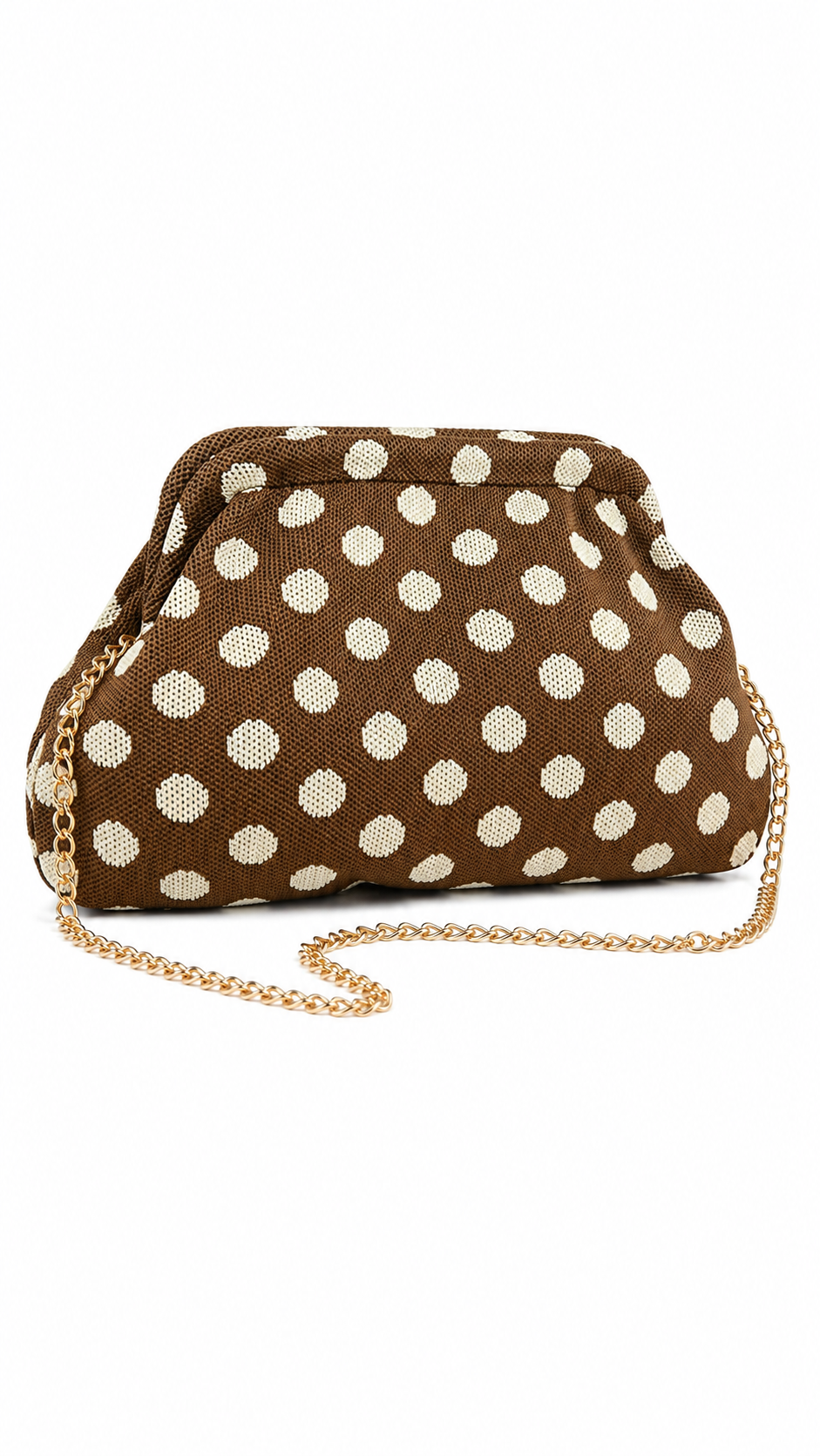 Clutch bag a pois