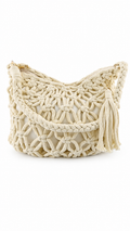 Borsa in corda attrecciata con nappina