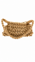 Borsa in corda crochet effetto macramè