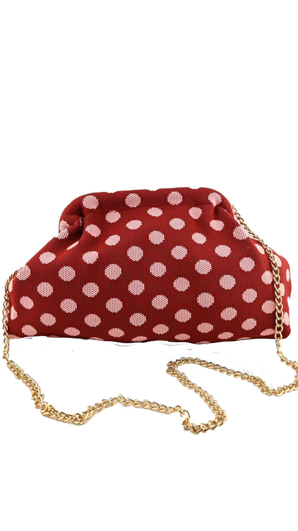 Clutch bag a pois