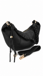 Borsa Hobo con manico intrecciato
