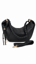 Borsa Hobo con manico intrecciato