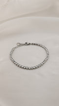Bracciale tennis con pietre trasparenti