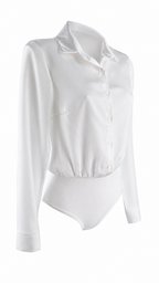Body camicia effetto satin
