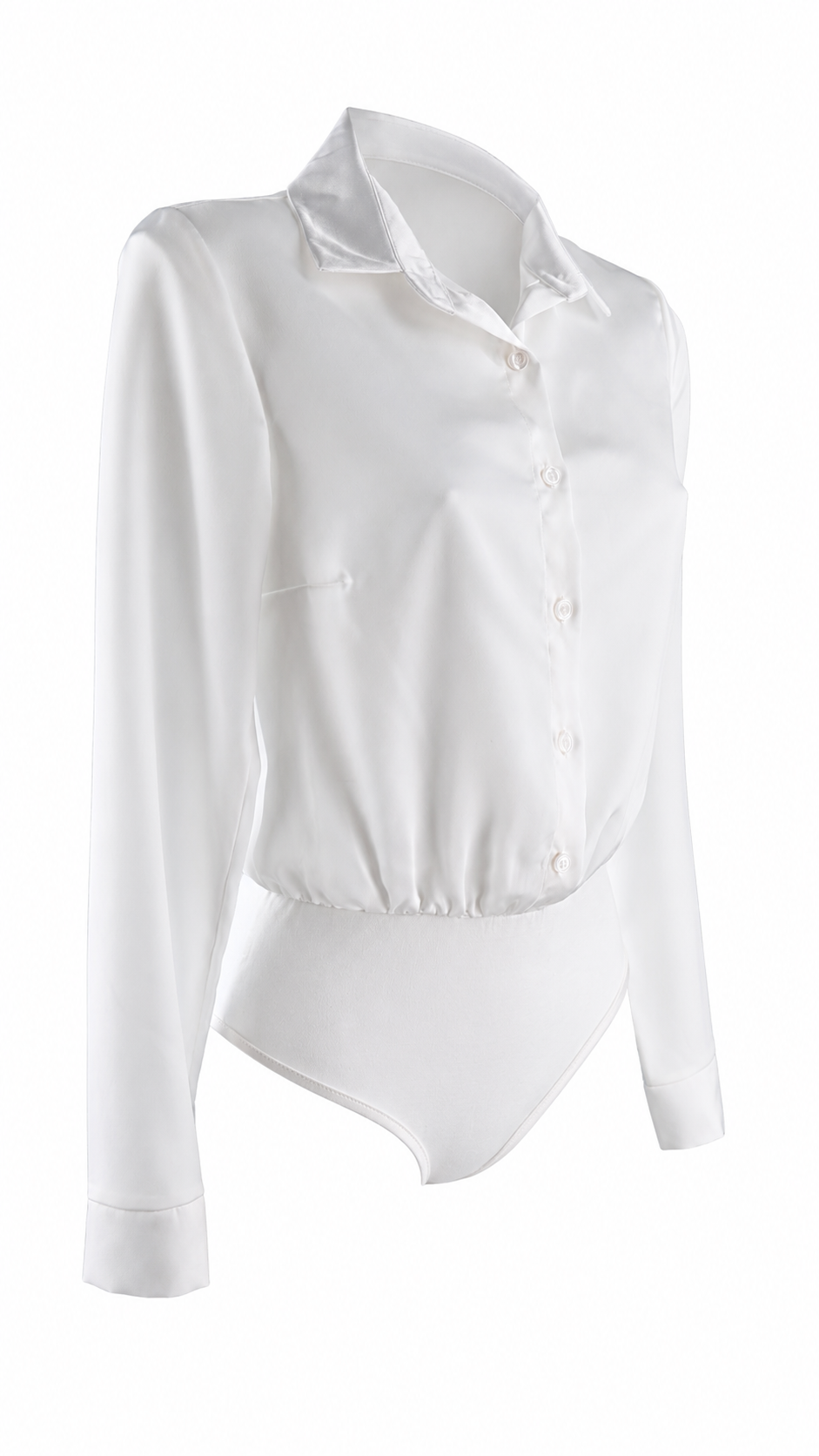 Body camicia effetto satin