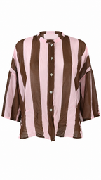 Camicia leggera a righe verticali