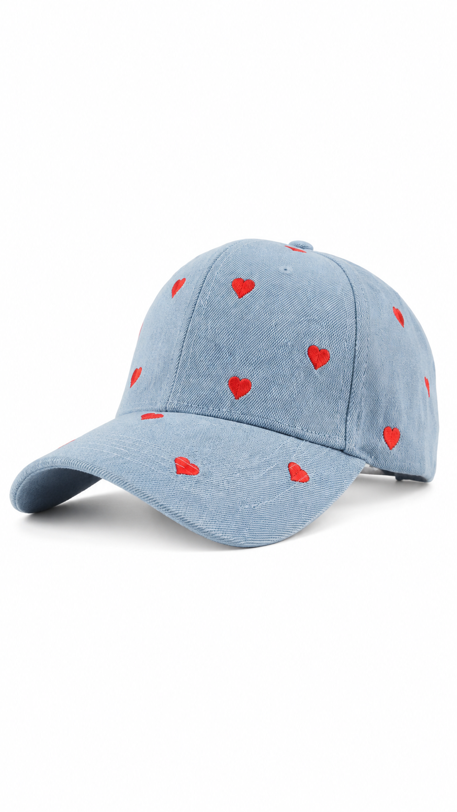 Cappello baseball cuoricini