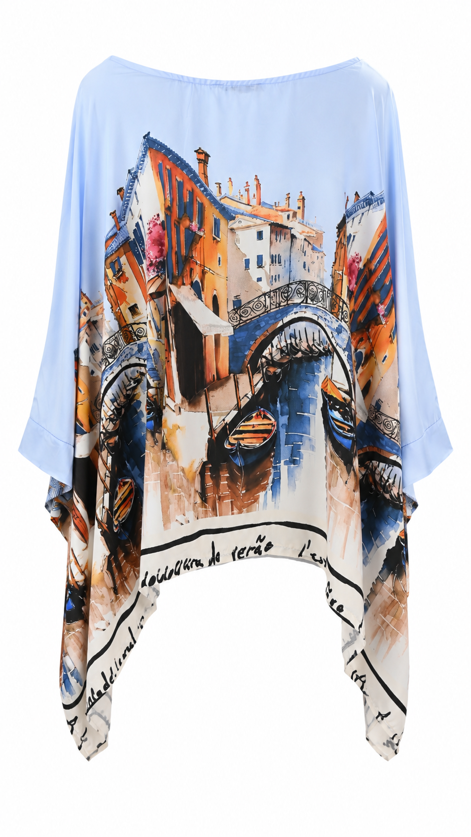 Casacca modello poncho stile veneziano