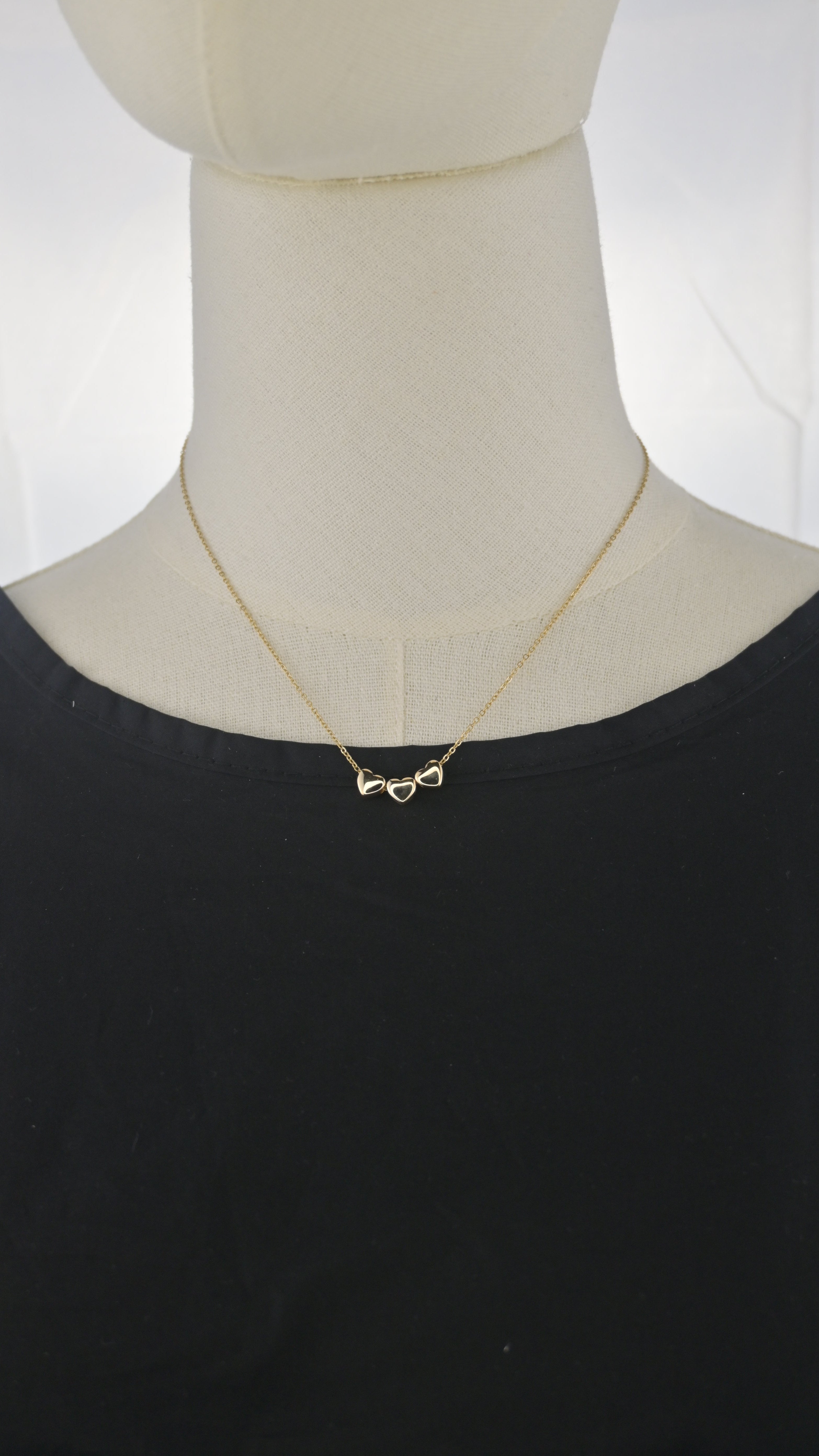 Collana tre cuori