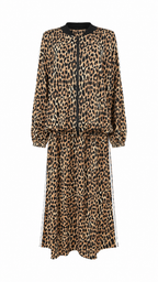 Pantalone a palazzo leopardato