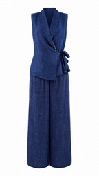 Strapless short dress with tiered skirt