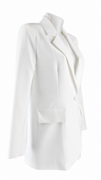 Blazer monopetto con rever