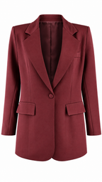 Blazer monopetto con rever