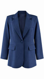 Blazer monopetto con rever