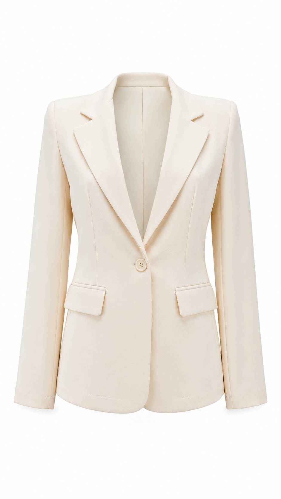 Blazer sartoriale monopetto con revers classici