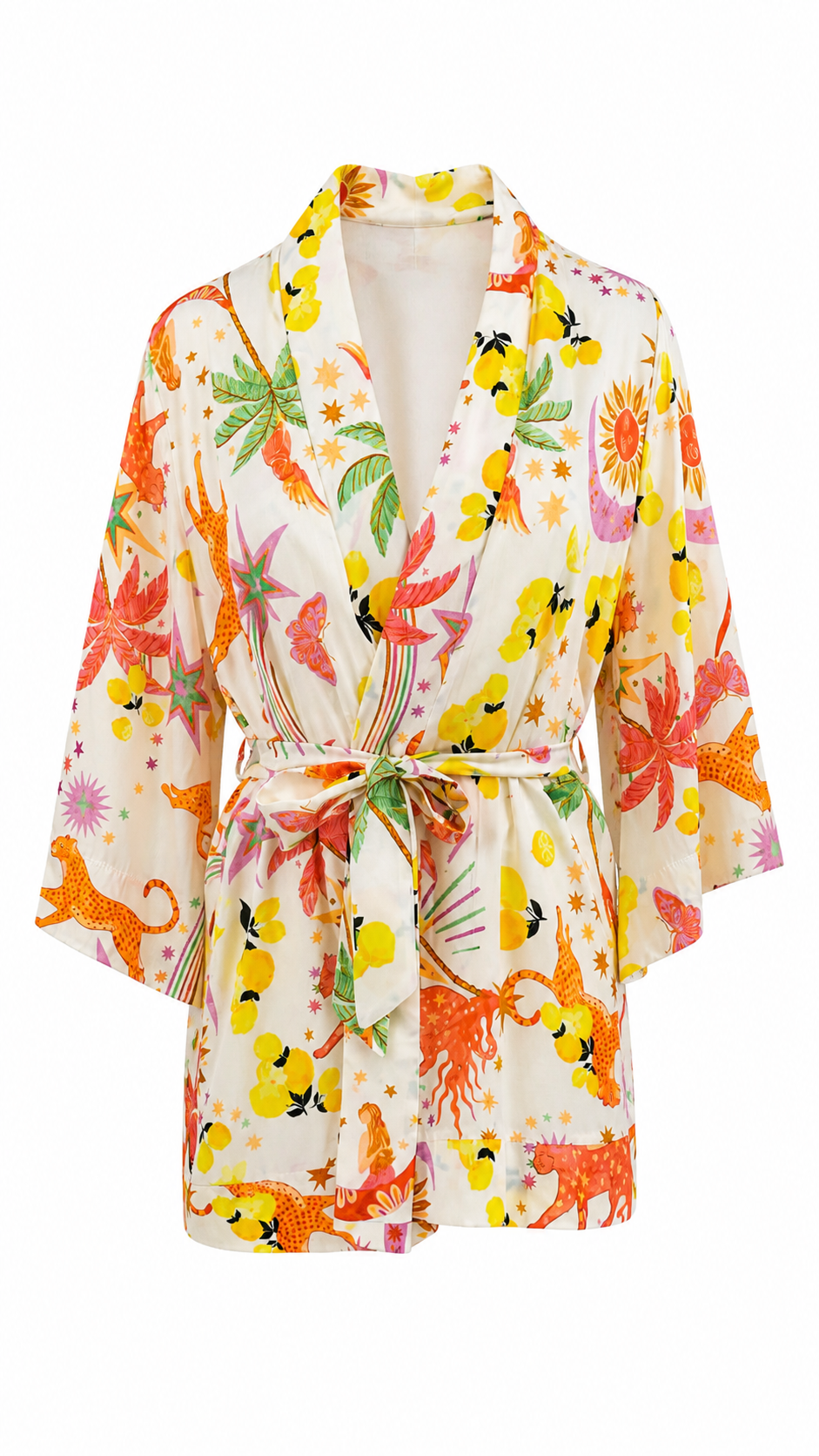 Kimono a fantasia tropicale